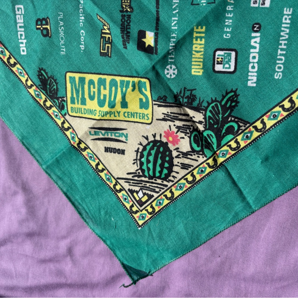 VTG McCoy’s Building Supply Center Bandana - Picture 4 of 6